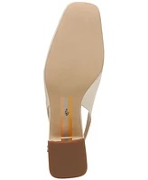 Sam Edelman Terra Snip-Toe Slingback Block-Heel Pumps