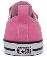 Converse Toddler Girls Chuck Taylor All Star 2V Ox Stay-Put Closure Casual Sneakers from Finish Line