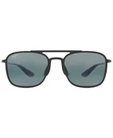 Maui Jim Unisex Keokea 55 Sunglasses, MJ00068355-x