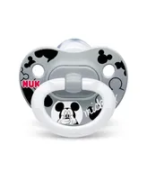 Nuk Disney Mickey Mouse Orthodontic Pacifiers, 2 Pack