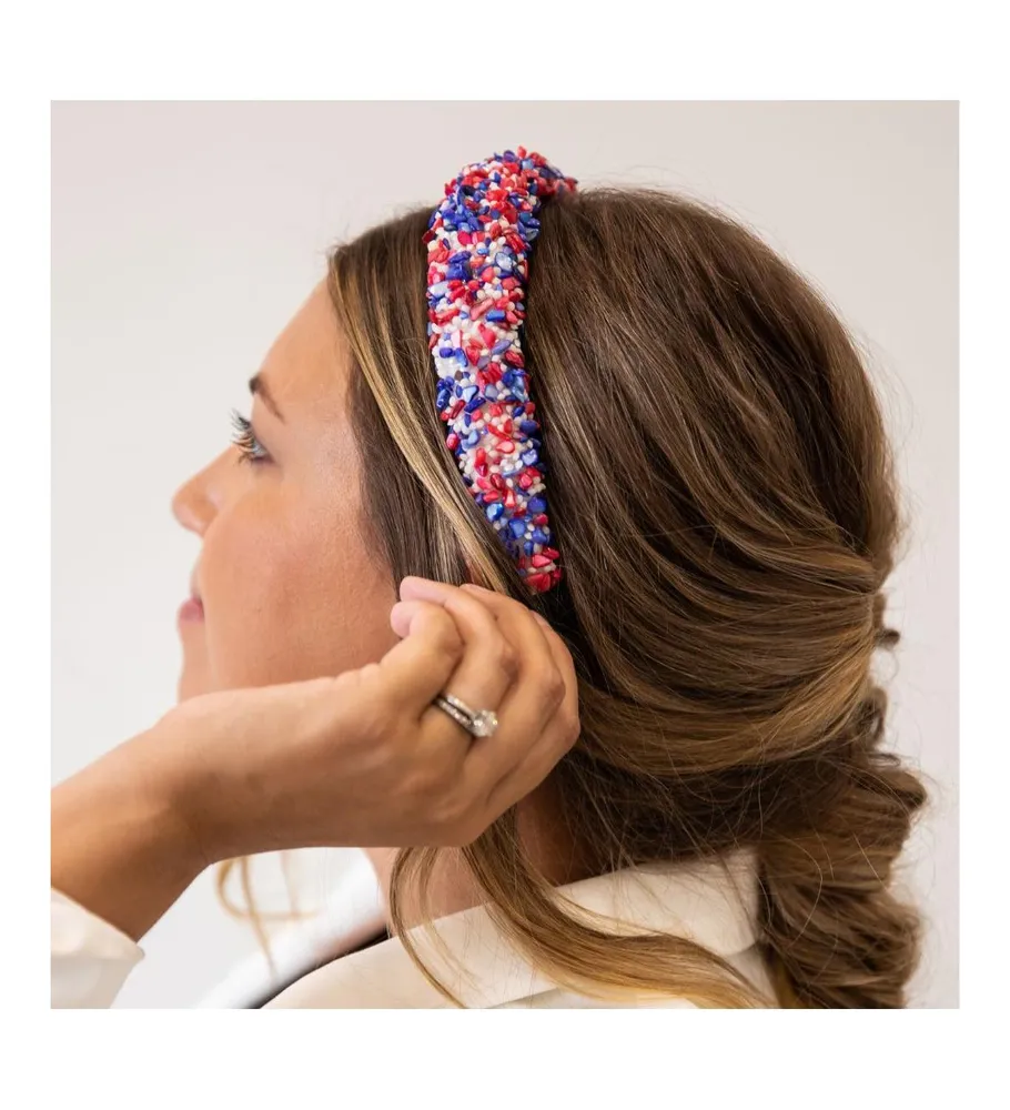 Headbands of Hope All That Glitters Headband - Red + Blue for Girls