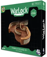 WizKids Games Warlock Tiles Town Village Iii Curves Miniatures Role Playing Game Tabletop Accessory