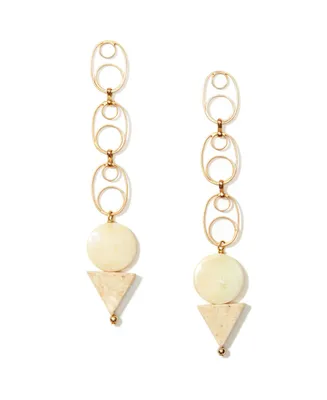 Nectar Nectar New York Minimal Whirlpool Drop Earrings