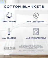 Nautica Chevron Stripe Yarn Dye Cotton Blanket