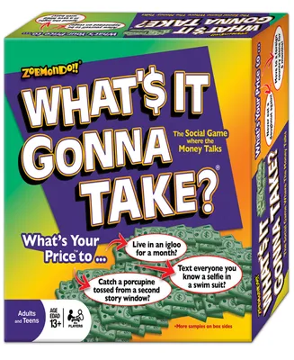 Zobmondo What's it Gonna Take Board Game Big Question and Answer Family Game