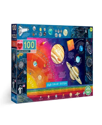 Eeboo Solar System 100 Piece Puzzle Set