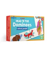 Eeboo Animal Parade Head to Toe Dominoes