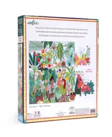 Eeboo Piece and Love Plant Ladies 1000 Piece Square Adult Jigsaw Puzzle Set