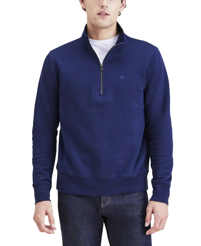 Dockers Men's Classic-Fit 1/4-Zip Fleece Sweatshirt