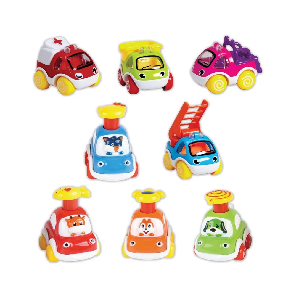 Edushape Mighty Mini Vehicles - Set of 8