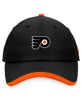 Men's Fanatics Black Philadelphia Flyers Authentic Pro Rink Pinnacle Adjustable Hat