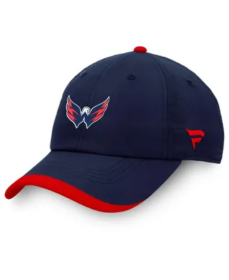 Men's Fanatics Navy Washington Capitals Authentic Pro Rink Pinnacle Adjustable Hat