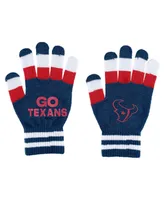 Women's Wear by Erin Andrews Houston Texans Striped Scarf and Gloves Set