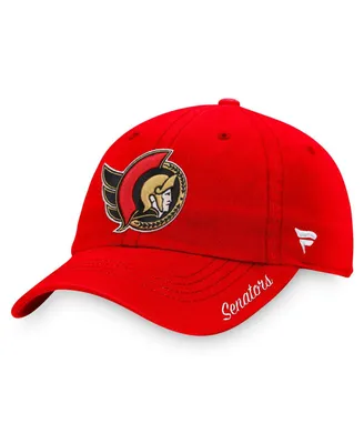 Women's Fanatics Red Ottawa Senators Primary Logo Adjustable Hat