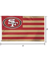 Wincraft San Francisco 49ers 3' x 5' Americana Stars and Stripes Deluxe Flag