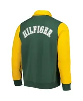 Men's Tommy Hilfiger Green, Gold Green Bay Packers Aiden Quarter-Zip Top