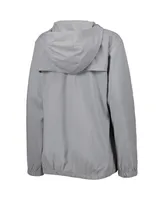 Women's Columbia Gray Dallas Cowboys Tamiami Omni-Shade Pullover Hoodie Jacket