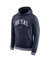 Men's Nike Navy Georgetown Hoyas Sketch Retro Pullover Hoodie