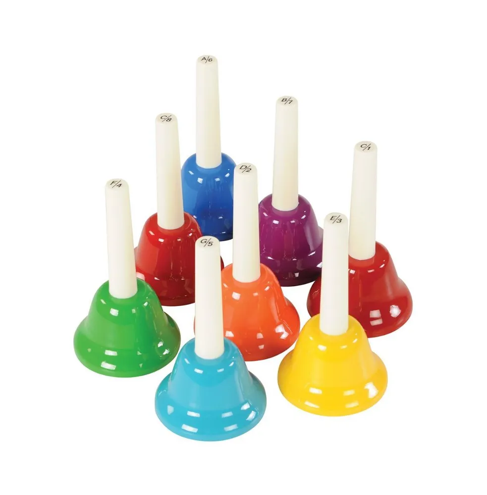 Rhythm Band 8 Note Hand Bell Set