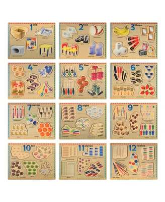 Puzzleworks Number Puzzles - Set of 12