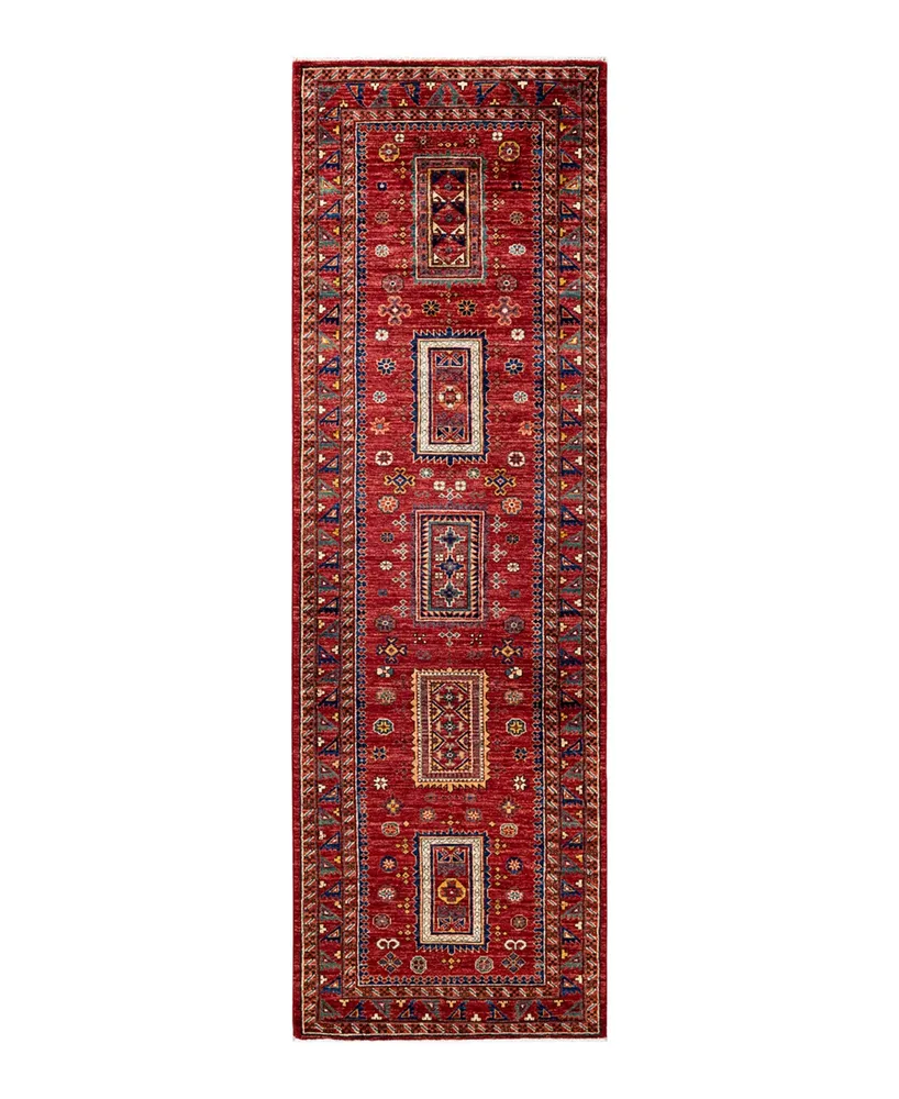 Adorn Hand Woven Rugs Serapi M1973 3'1" x 9'10" Runner Area Rug