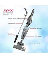 ionvac ZipVac, 3-in-1 Corded Upright/Handheld Floor and Carpet Vacuum Cleaner