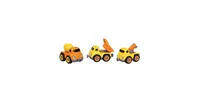 Small World Toys Emergency & Construction Truck Tailgate Trios - Set of 6