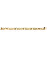 Panther Link Chain Bracelet in 14k Gold