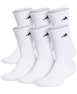 adidas Men's Cushioned Athletic 6-Pack Crew Socks