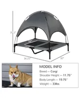 Elevated Pet Bed Dog Foldable Cot Tent Canopy Instant Shelter Outdoor