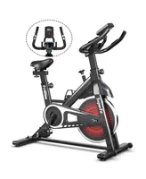 Costway Indoor Cycling Stationary Bike Silent Belt Drive Adjustable