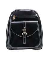 McKlein Moline Leather Business Laptop Tablet Backpack