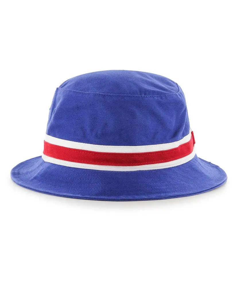 Men's '47 Royal New York Giants Striped Bucket Hat