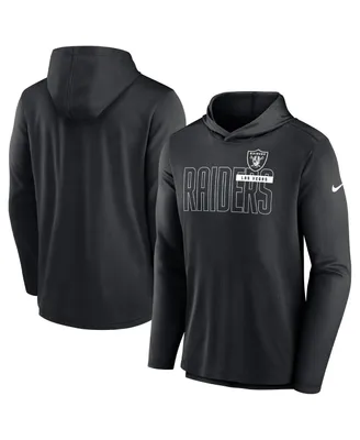 Men's Nike Black Las Vegas Raiders Performance Team Pullover Hoodie