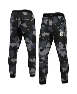 Men's and Women's The Wild Collective Black Pittsburgh Steelers Camo Jogger Pants