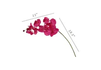 Fuchsia Orchid Stems: Vibrant 33.5", Lifelike & Versatile