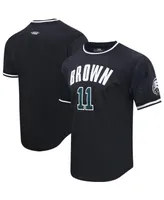 Men's Pro Standard A.j. Brown Black Philadelphia Eagles Mesh Player Name and Number T-shirt