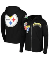 Men's Pro Standard Black Pittsburgh Steelers Hometown Full-Zip Hoodie