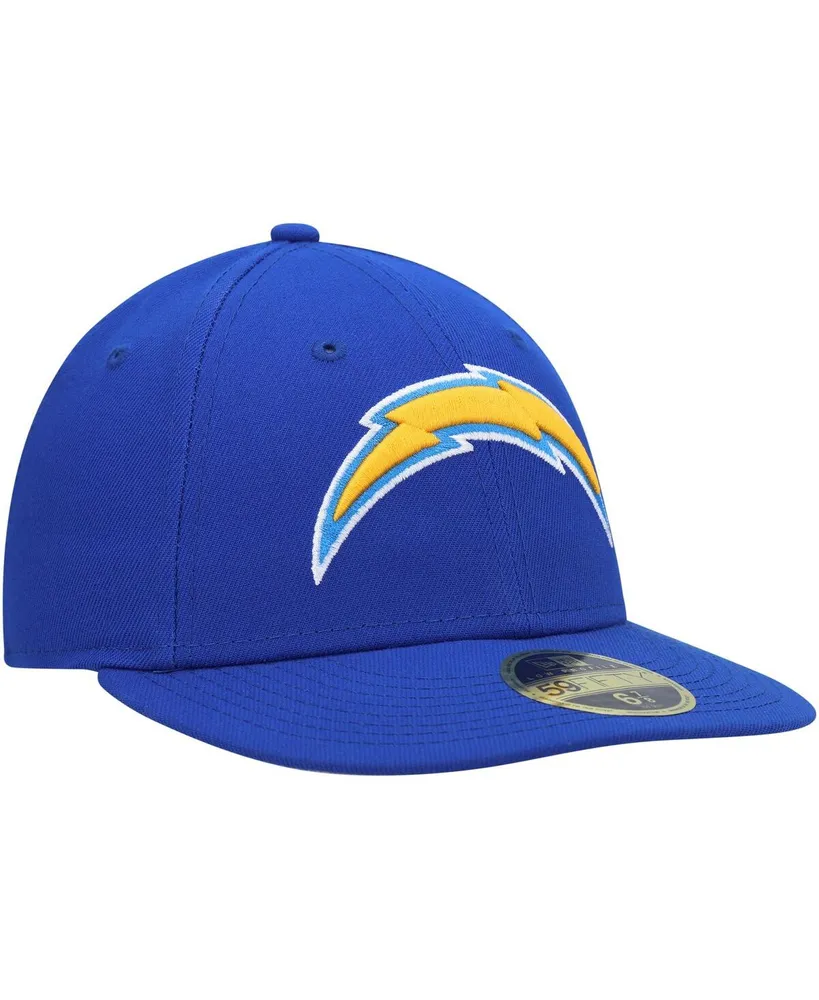 Men's New Era Royal Los Angeles Chargers Logo Omaha Low Profile 59FIFTY Fitted Hat