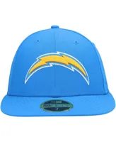 Men's New Era Powder Blue Los Angeles Chargers Logo Omaha Low Profile 59FIFTY Fitted Hat