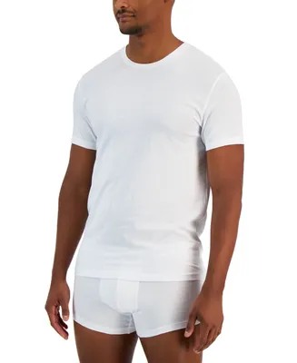 Alfani Men's 4-Pk. Classic-Fit Solid Cotton Undershirts, Created for Macy's