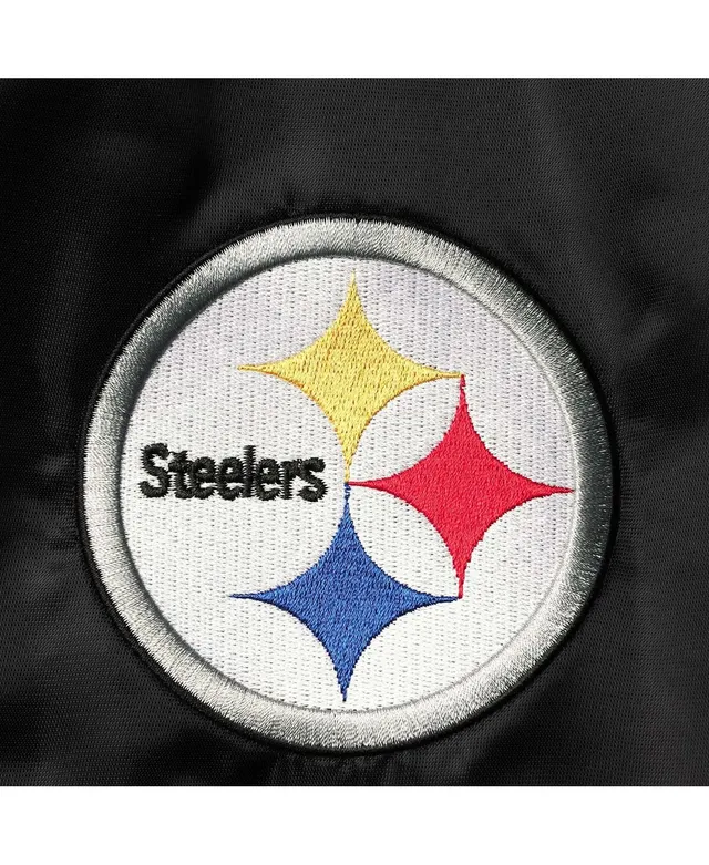 Men's Steelers Satin Full-Snap Starter Jacket — Al's Sporting Goods