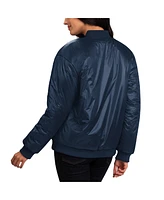 Women's G-iii 4Her by Carl Banks Oatmeal, Navy Dallas Cowboys Switchback Reversible Full-Zip Jacket