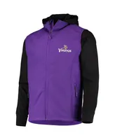 Men's Dunbrooke Purple, Black Minnesota Vikings Alpha Full-Zip Jacket