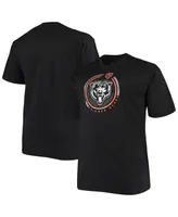 Men's Fanatics Black Chicago Bears Big and Tall Color Pop T-shirt