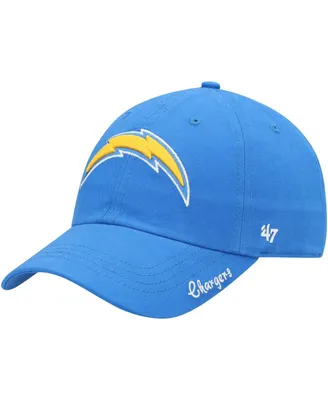 Women's '47 Brand Powder Blue Los Angeles Chargers Miata Clean Up Primary Adjustable Hat