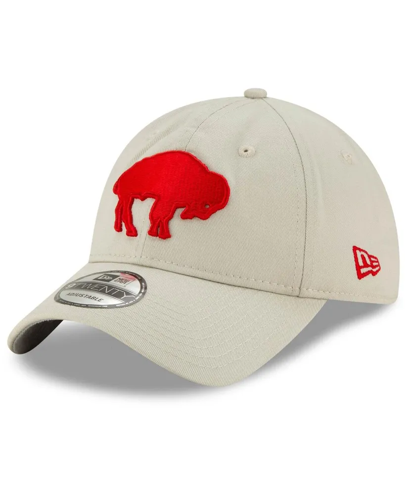 Men's New Era Khaki Buffalo Bills Historic Playmaker 9TWENTY Adjustable Hat