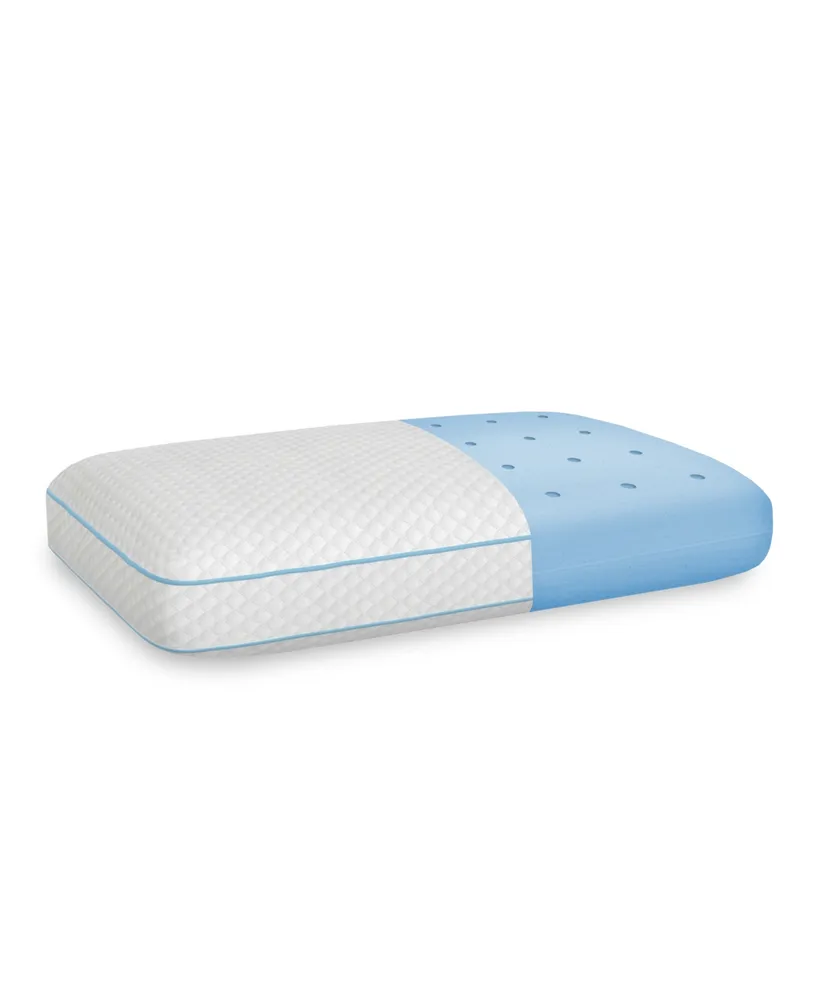BodiPEDIC Aerofusion Gusseted Gel-Infused Memory Foam Bed Pillow, Oversized