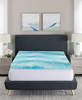 Prosleep Cooling Gel Swirl 3 Memory Foam Mattress Toppers