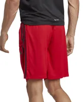 adidas Men's Train Essentials Classic-Fit Aeroready 3-Stripes 10" Training Shorts